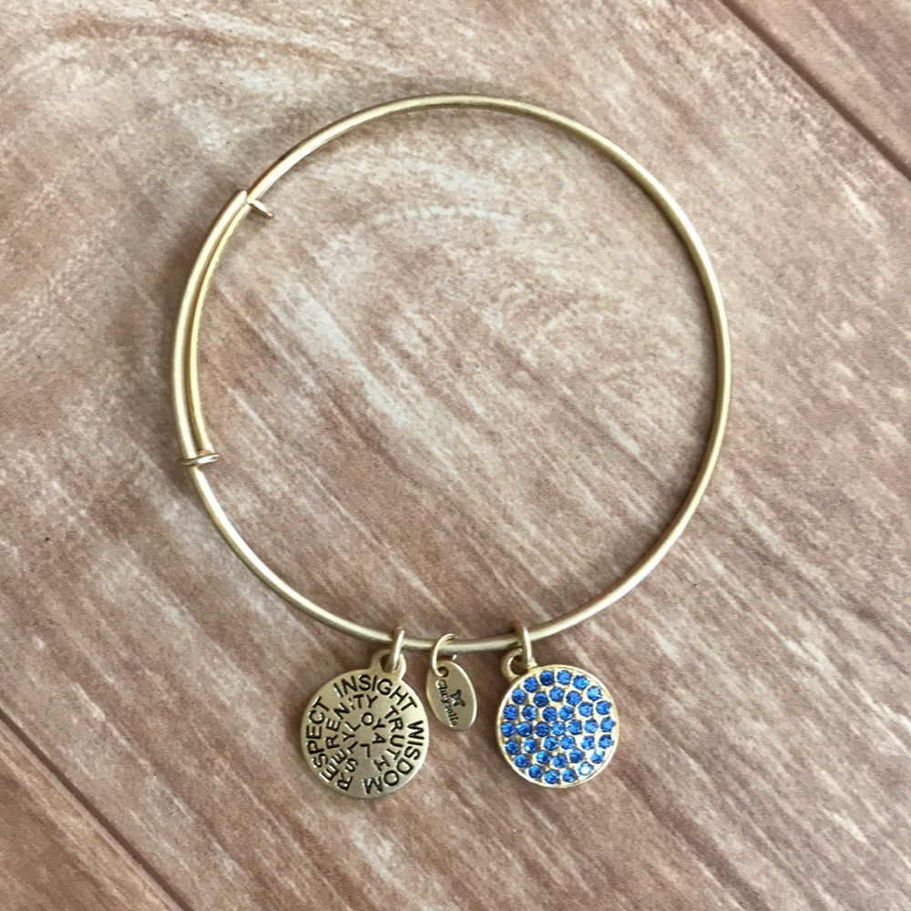 Chrysalis sapphire charm bracelet